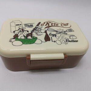 Akita Cat Lunch Box Heatable Lunch Container Cartoon Lid Included